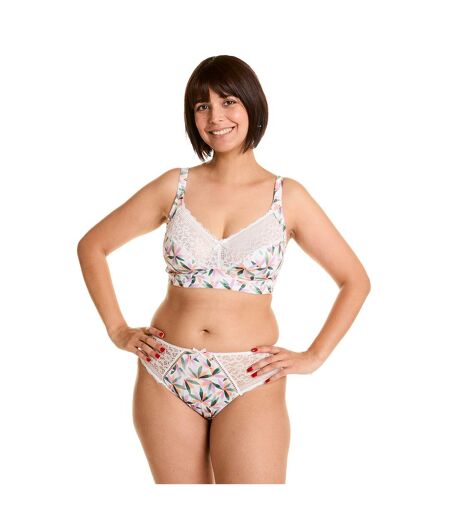 Culotte blanche imprimé Ella