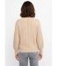 Pull doux maille irisée torsadée ajourée laine-2
