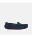 Ladies Evie Navy Sheepskin Slipper Moccasin-1