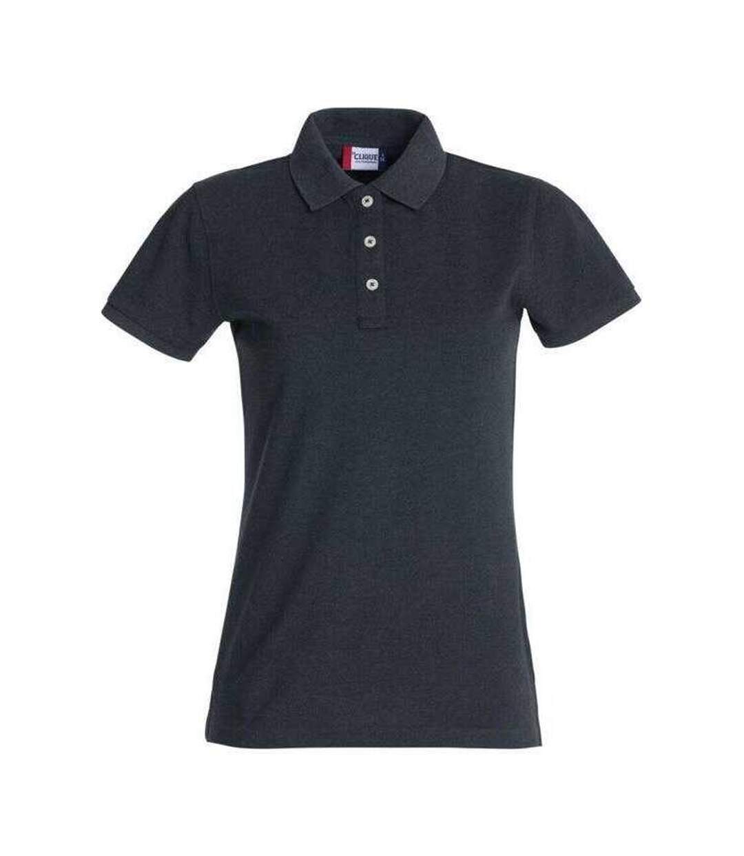 Polo Premium Femme Anthracite Clique-1