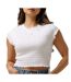 Top blanc femme tommy hilfiger slim smock - l-1