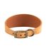 Timberwolf hound leather dog collar 30cm 34cm mustard Ancol-1