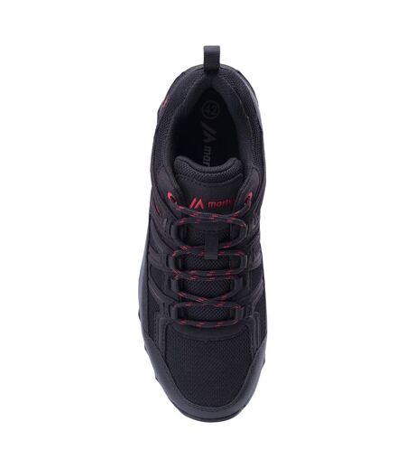 Chaussures De Randonnée Bacland Homme Noir Rouge Martes