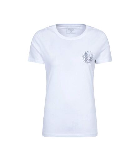 Womens/ladies London Short-sleeved T-shirt White Mountain Warehouse