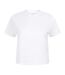 T-shirt court boxy femme blanc Skinni Fit-1