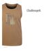 Débardeur homme Challenger SIG1 camel marron imprimé — Confort pur coton jersey-4