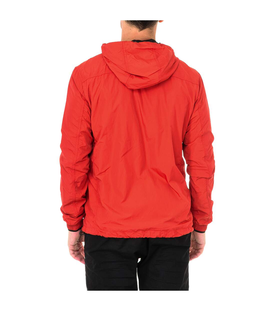 Waterproof jacket with fixed hood M5010032A men