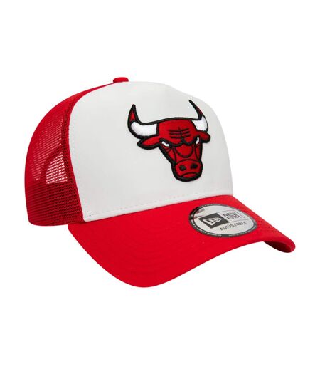 Chicago Bulls Trucker Cap Red White New Era