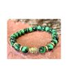 Bracelet buddha en oeil de tigre vert