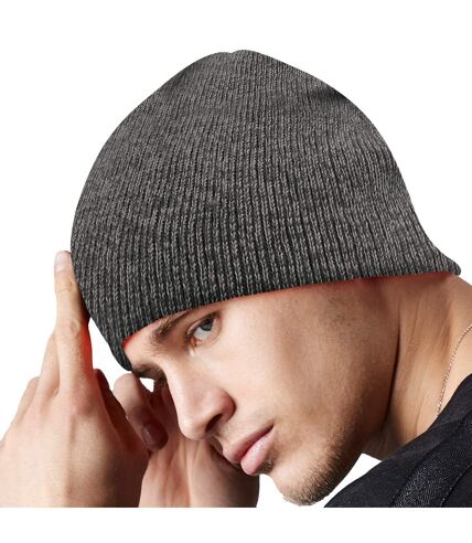 Bonnet unisexe gris foncé Beechfield