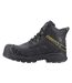 Amblers Mens Flare Grain Leather Safety Boots (Black) - UTFS10463