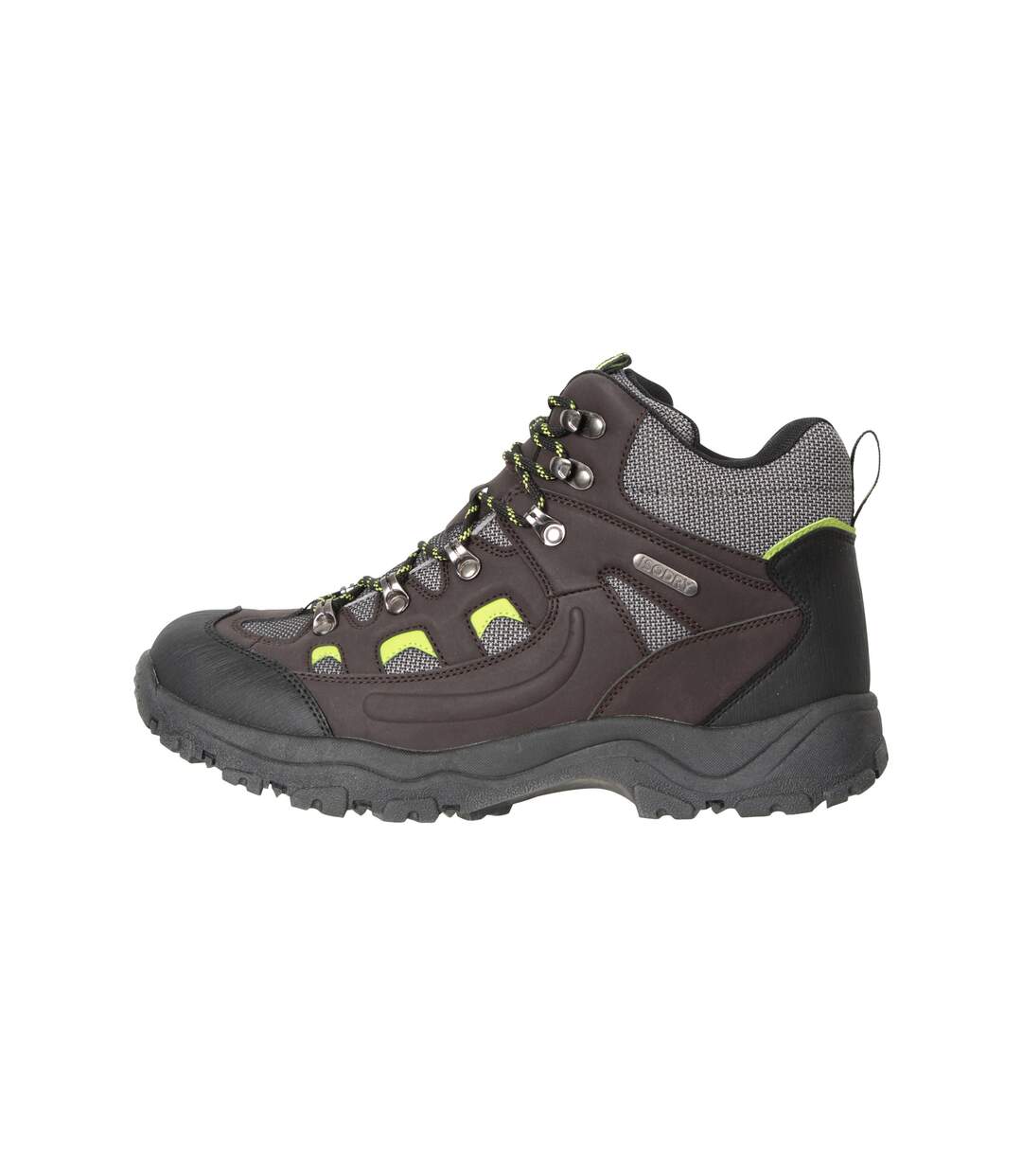 Mens Adventurer Waterproof Hiking Boots Lime Mountain Warehouse-3