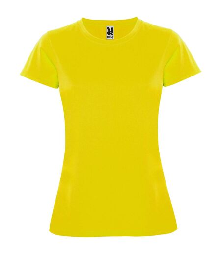 T-shirt Montecarlo Femme Jaune Roly Sport