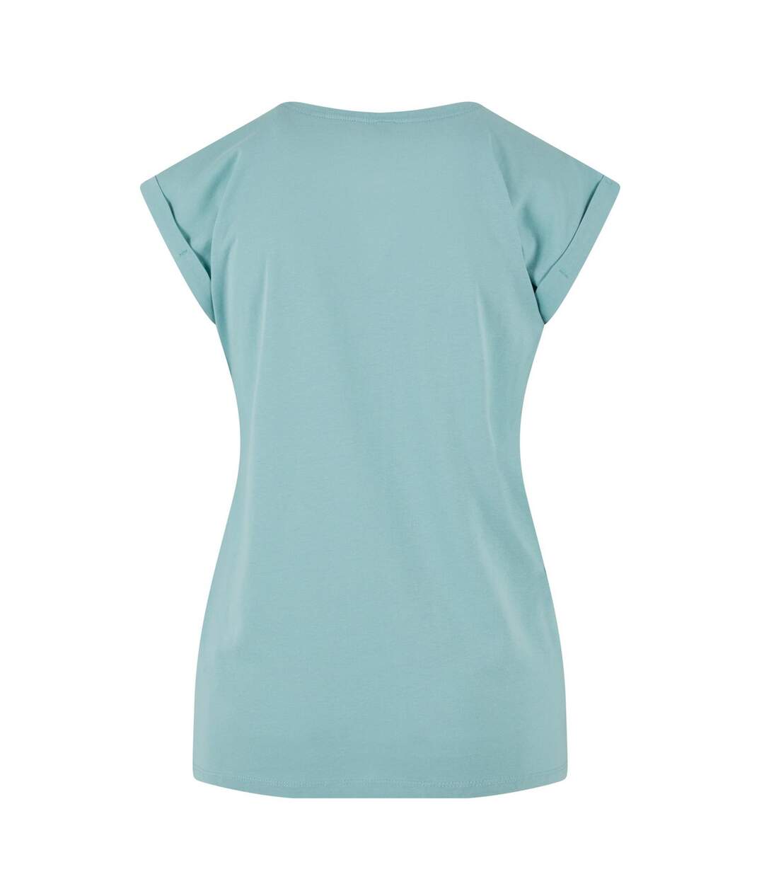 T-shirt Femme Bleu Menthe Build Your Brand-2