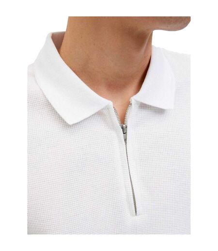 Polo Manches Courtes Homme Blanc Jack And Jones