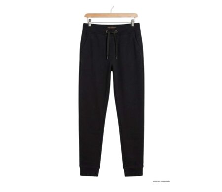 MAYFLOWER PELICAN2 - Pantalon détente en molleton noir : confort et liberté de mouvement
