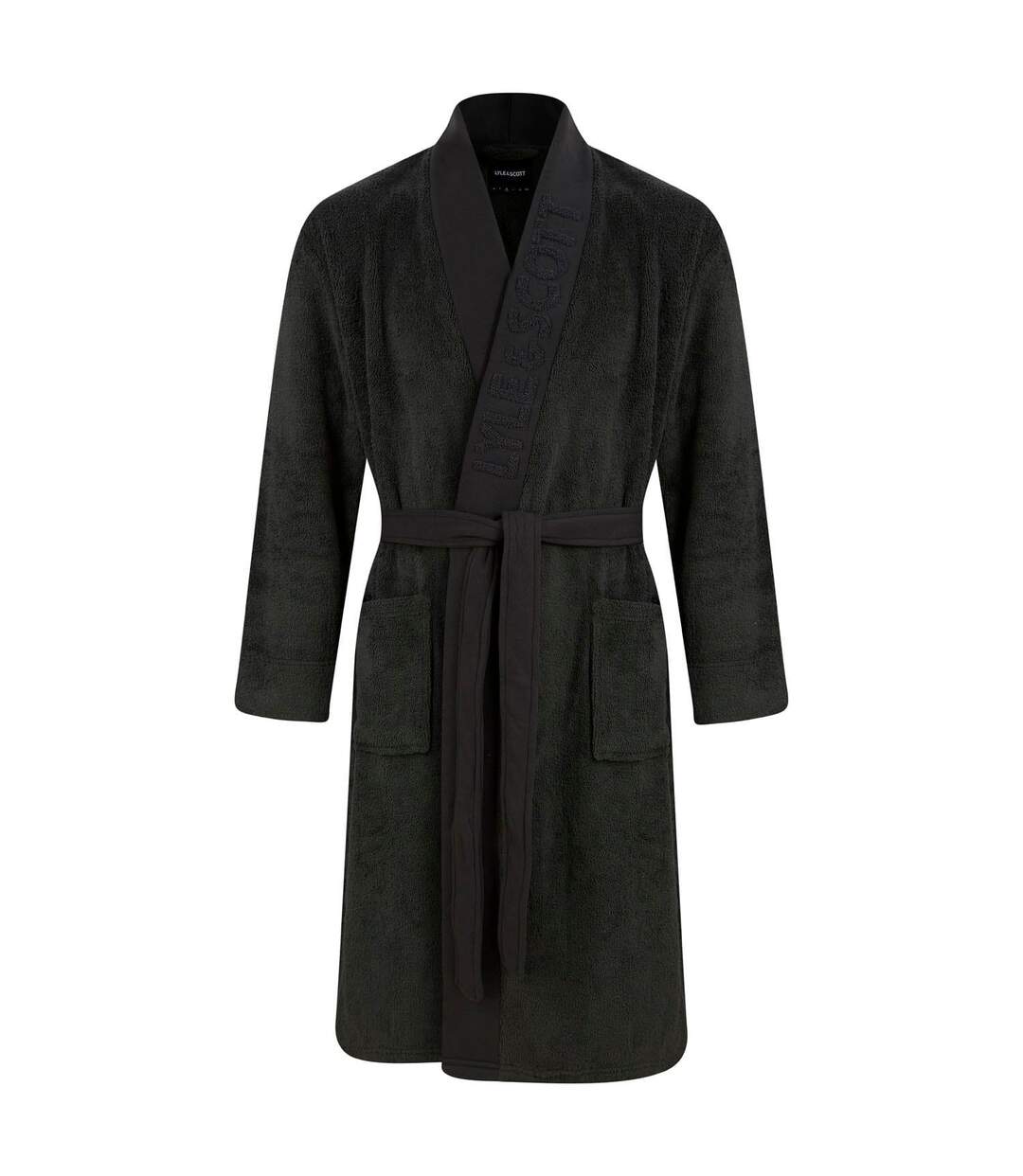 Robe De Chambre Style Texte Homme Gris Lyle & Scott-1