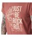 T-shirt femme à col rond avec print Rock Vondutch