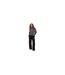 Womens/ladies Polar Fleece Quarter Zip Sweatshirt Charcoal Brave Soul-1
