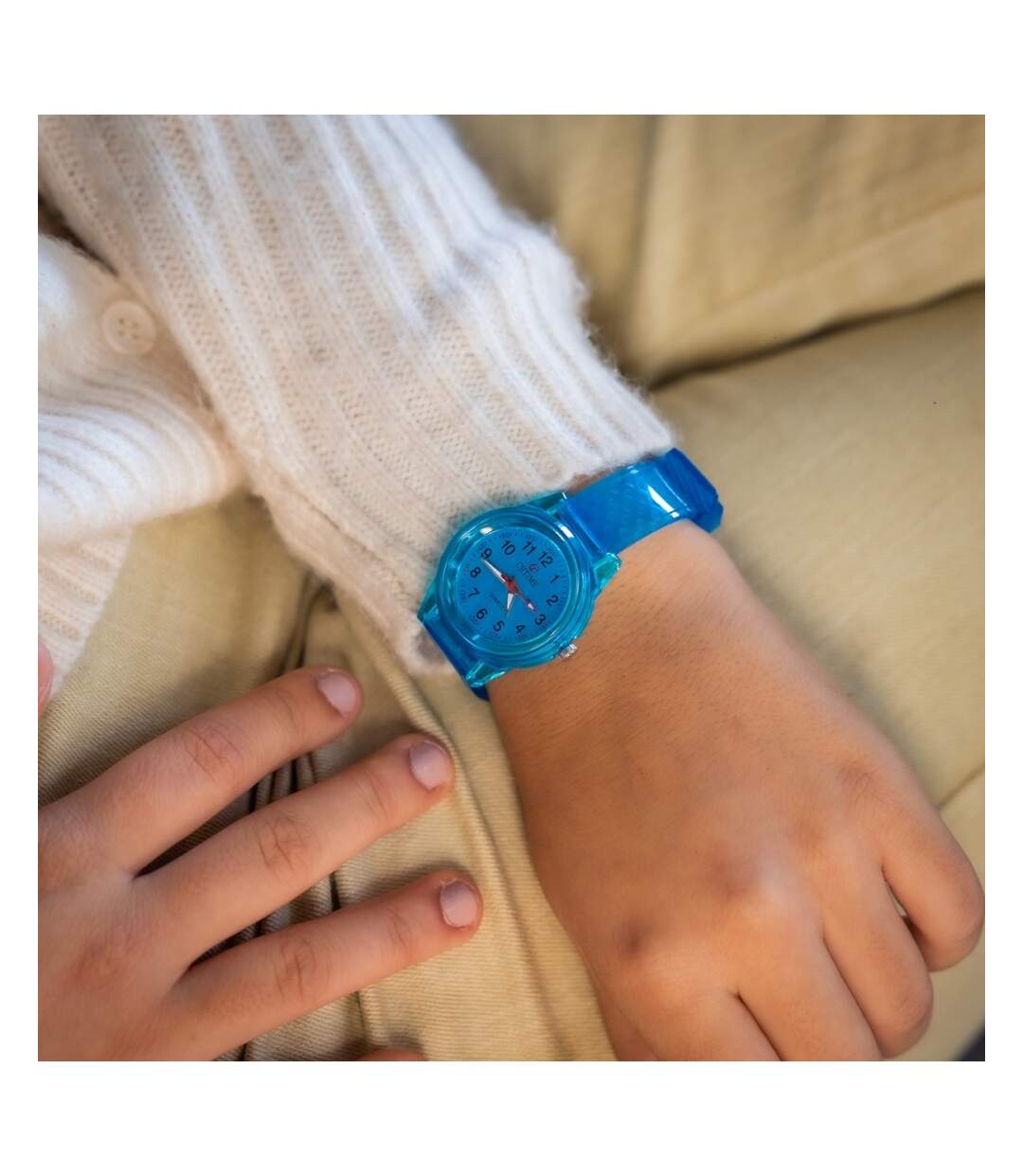 Superbe Montre Femme Plastique Bleu CHTIME