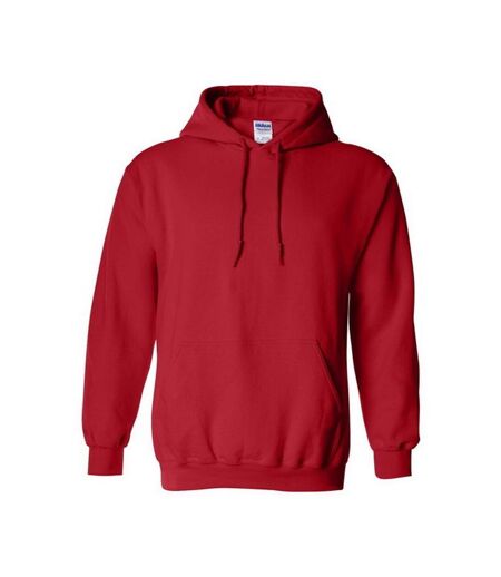 Gildan Heavy Blend Adult Unisex Hooded Sweatshirt/Hoodie (Red)