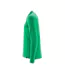 Mens Crossover Long-sleeved Polo Shirt Grass Green Mascot-3