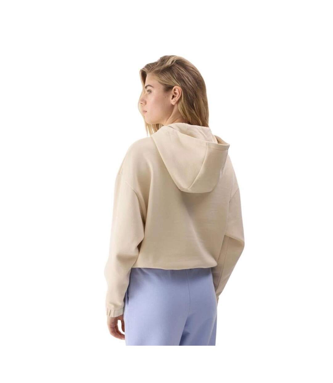 Sweat À Capuche F1057 Femme Crème 4F-3