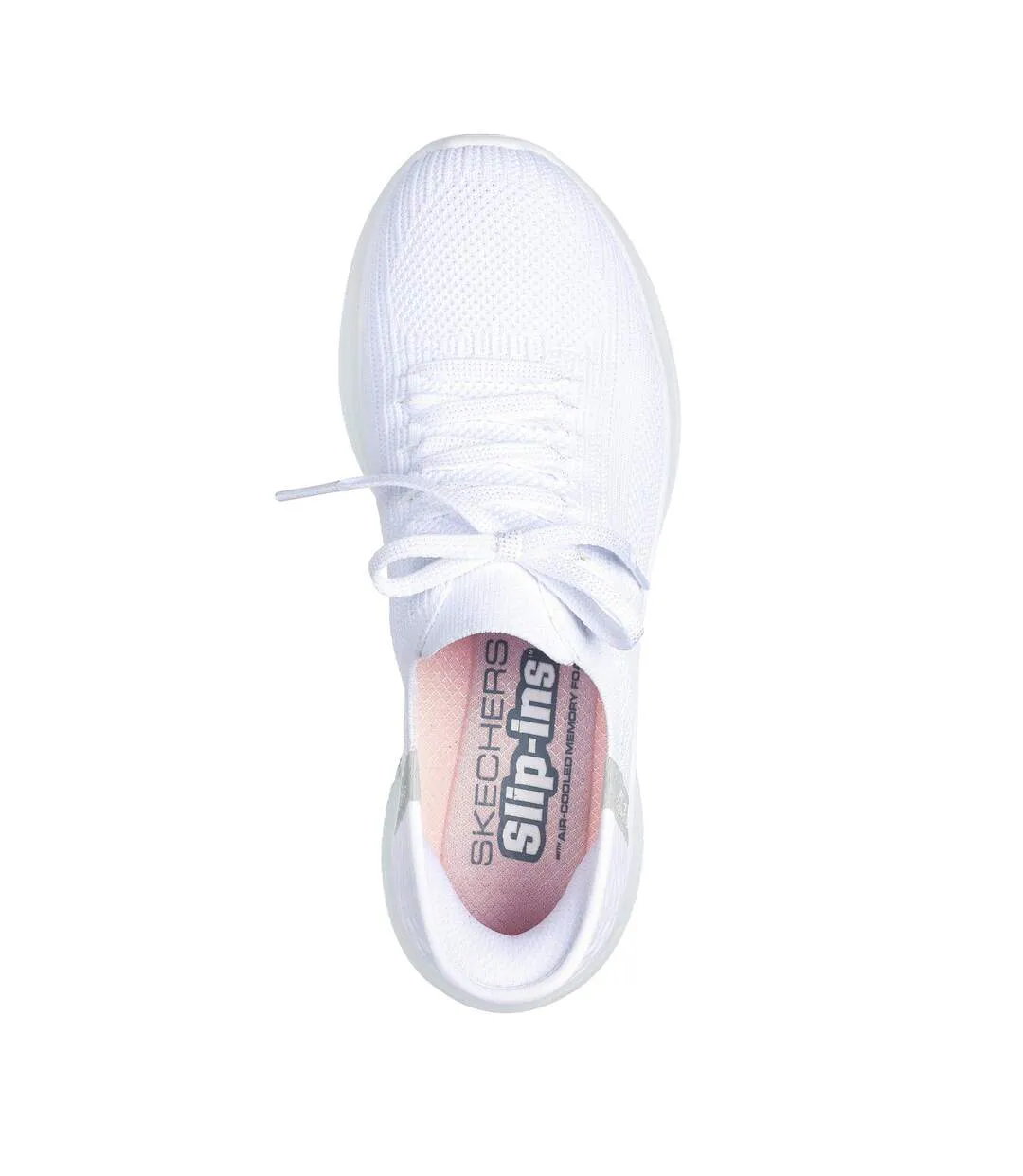 Chaussures Ultra Flex 3.0 Femme Blanc Gris Clair Skechers-3