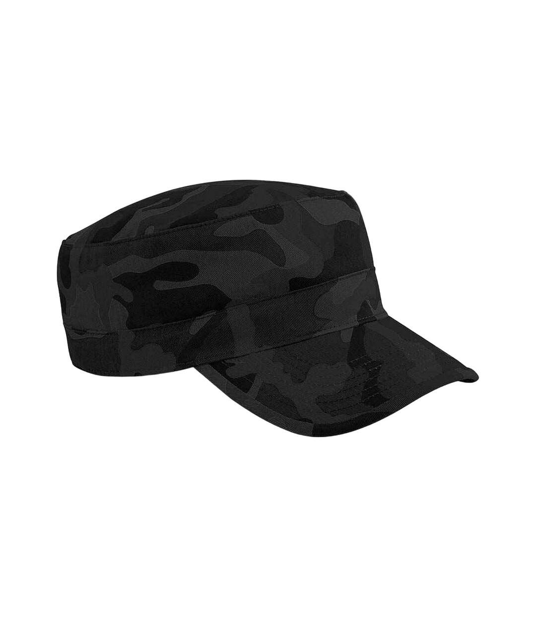 Casquette militaire bleu nuit Beechfield-1