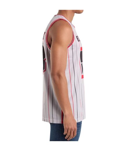 Maillot de basket tricky homme blanc Amplified