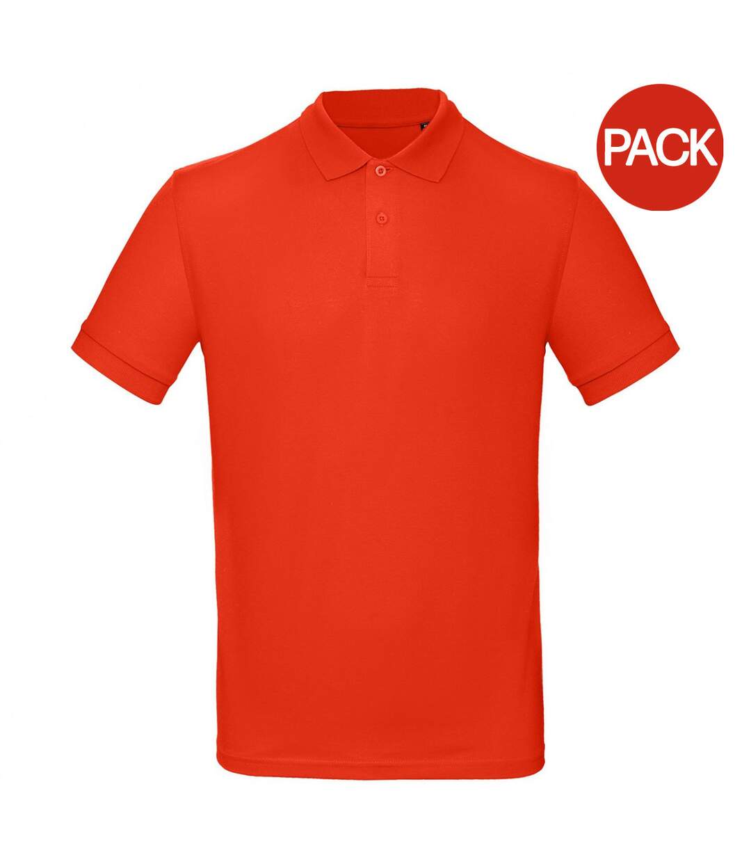 Polos homme rouge B&C-1