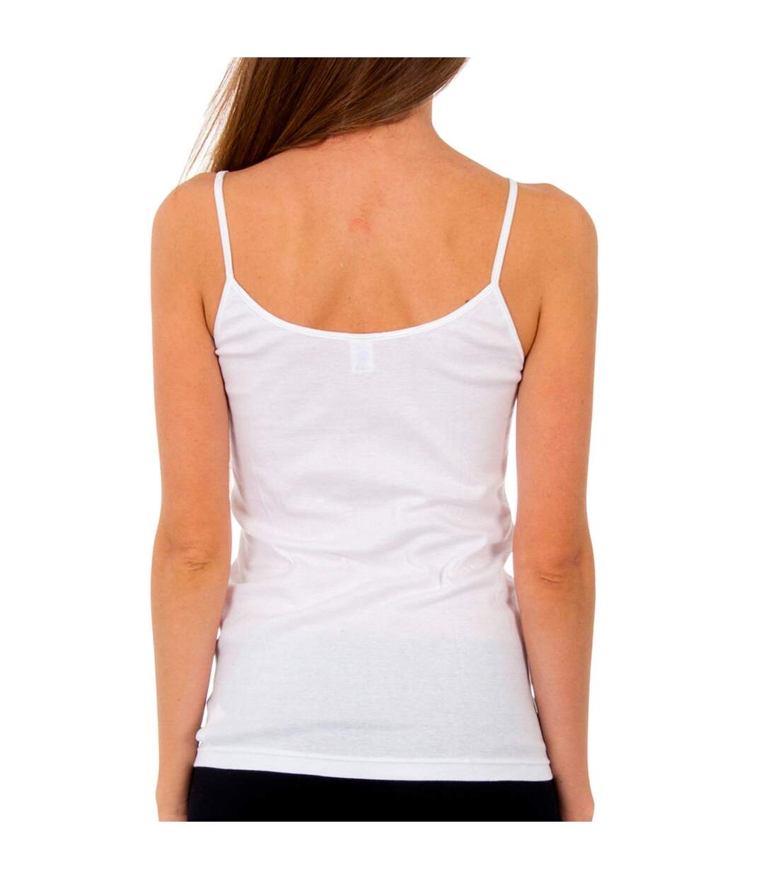 Milan women's thin strap V-neck T-shirt 4754