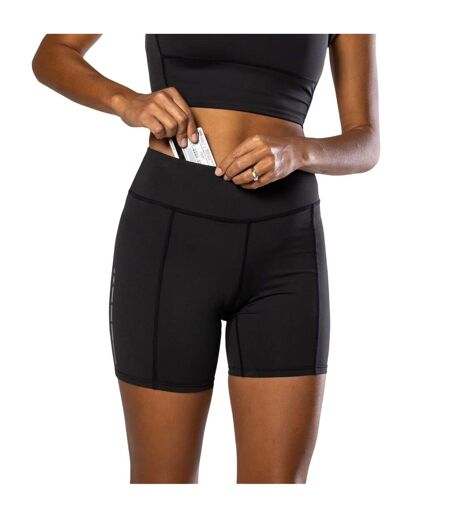 Womens/ladies Slim Shorts Black Nathan