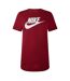 T-shirt Motif/style Logo Sur Poitrine Futura Homme Bordeaux Nike-1
