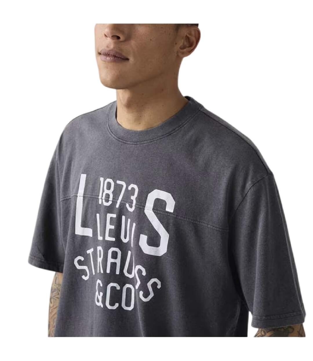 Mens Lockwood Practice Relaxed Fit T-shirt Phantom Levis-4