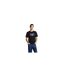 Mens Embroidered Logo Cotton T-shirt Blue Tommy Hilfiger-1