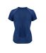 T-shirt Entraînement Dash Femme Bleu Marine Blanc Spiro-2