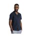 Mens grafton plain jersey short-sleeved shirt navy Weird Fish-3