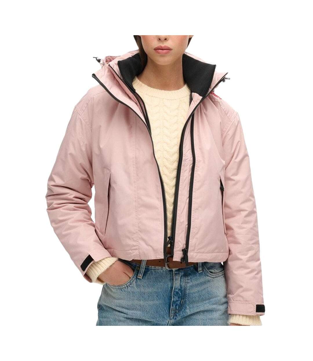 Veste Rose Femme Superdry Code Windcheater - M-1