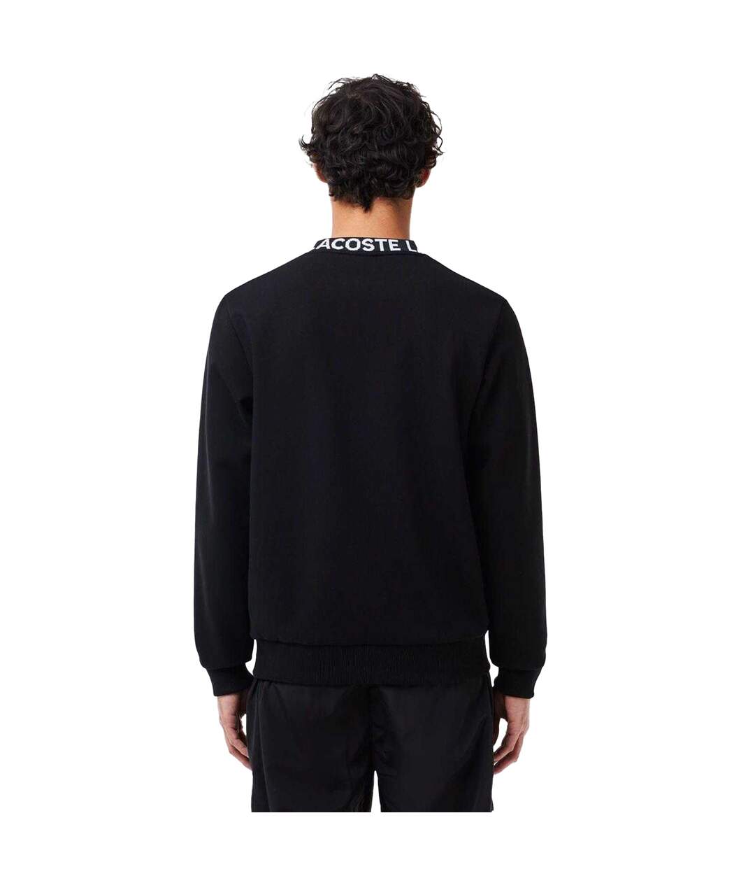 Sweat Style Logo Homme Noir Lacoste-3