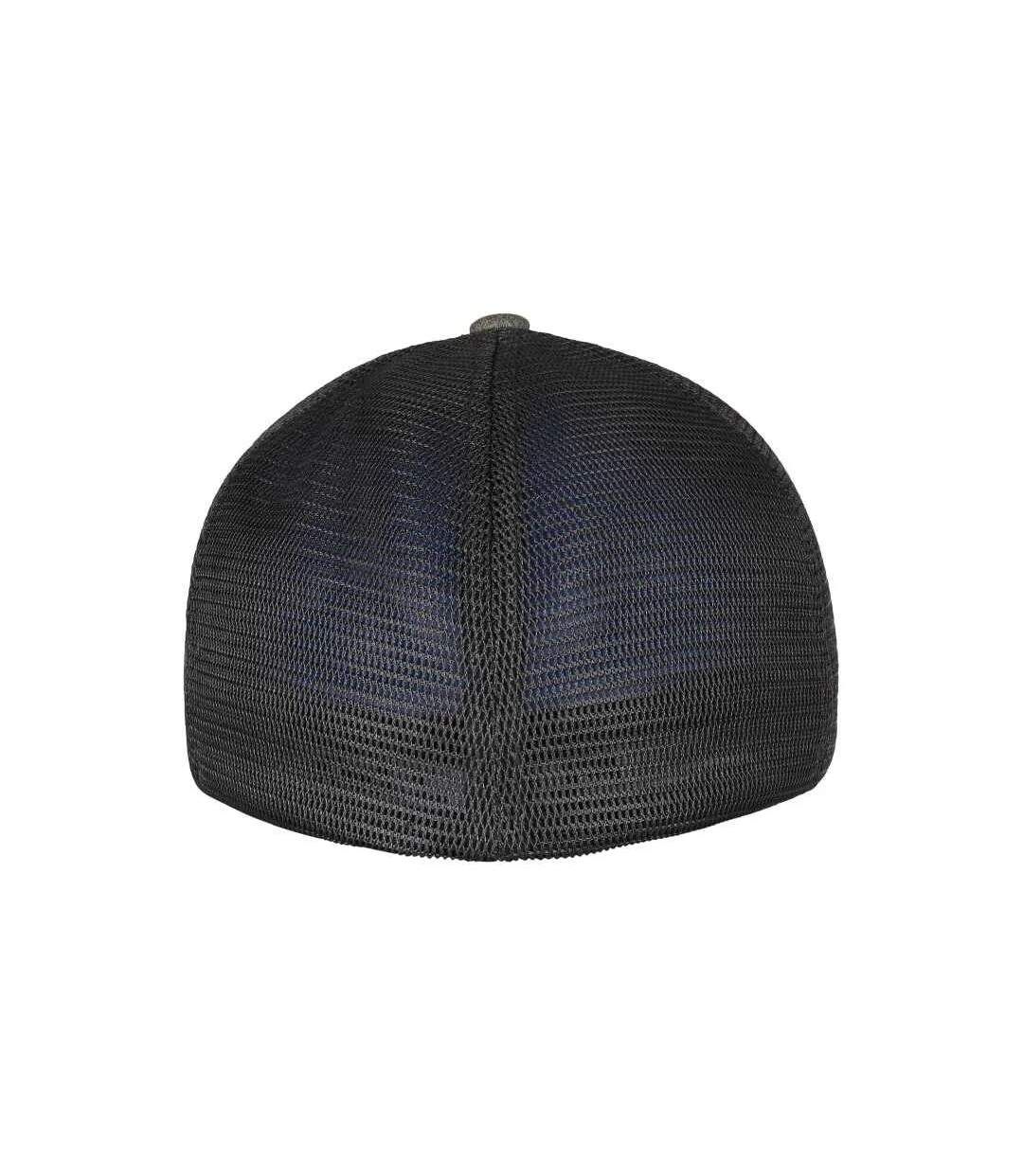 Casquette Trucker Motif/style 1 Panneau Olive Noir Flexfit-2