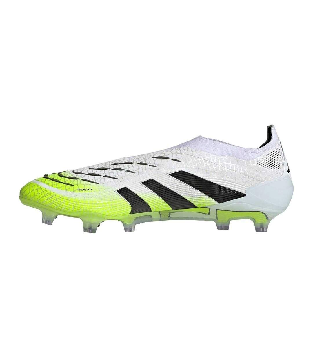 Chaussures De Foot Pour Terrain Ferme Predator Elite Homme Blanc Noir Citron Adidas-3