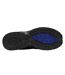 Womens/ladies Apparition Tech Logo Leather Trainers Blue Under Armour-4