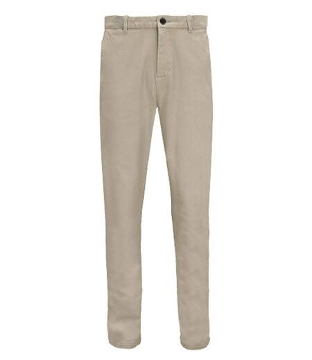 Pantalon chino taille élastiquée - Homme - 03178 - beige