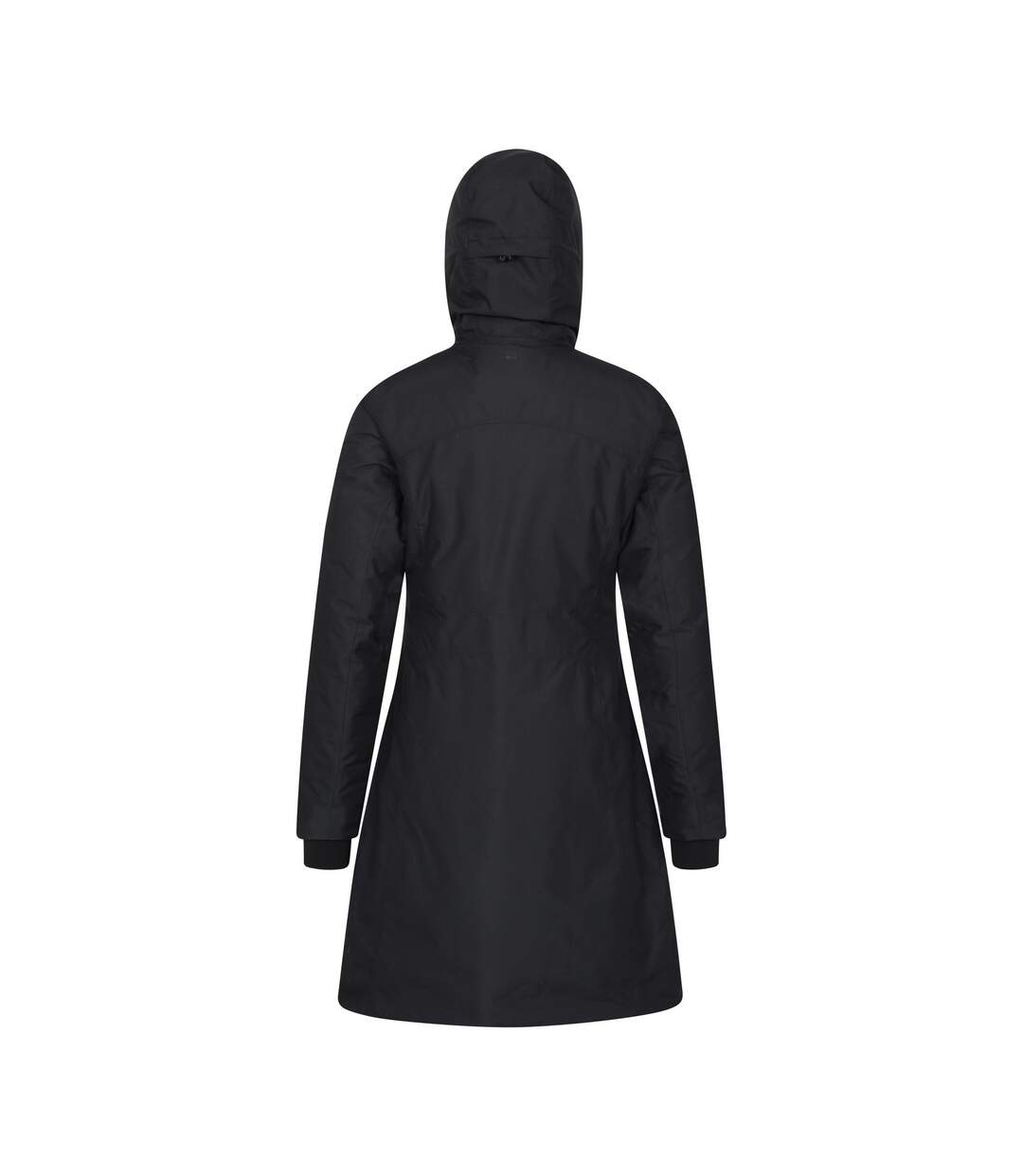 Womens/ladies Polar Down Long Length Hybrid Jacket Black Mountain Warehouse-2