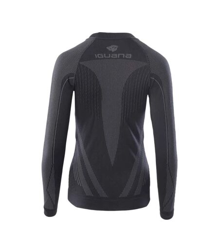 Haut Thermique Gambit Femme Noir Cendre Volcanique Iguana