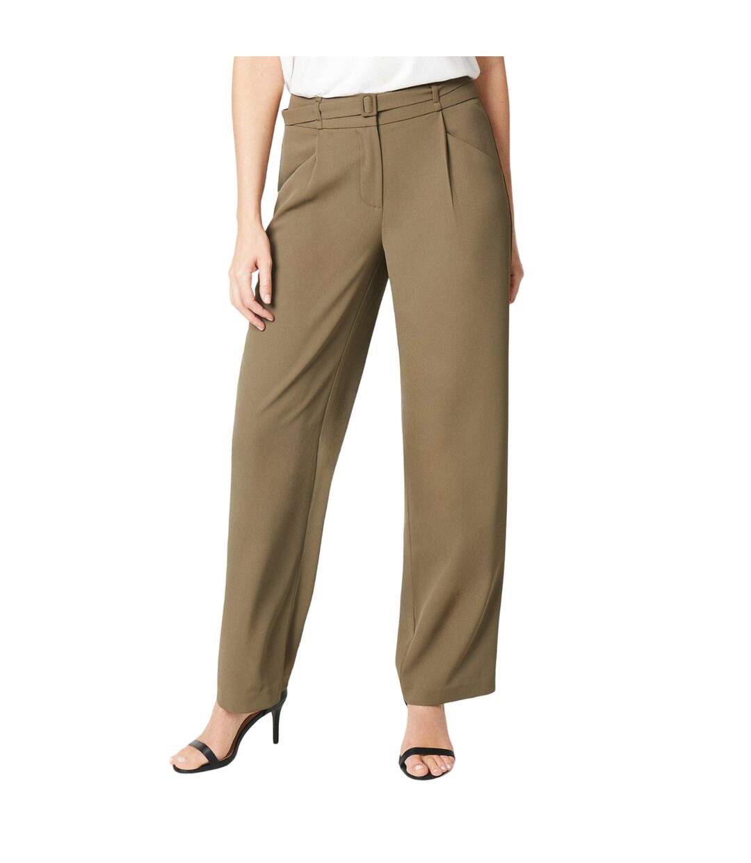 Pantalon femme kaki Principles