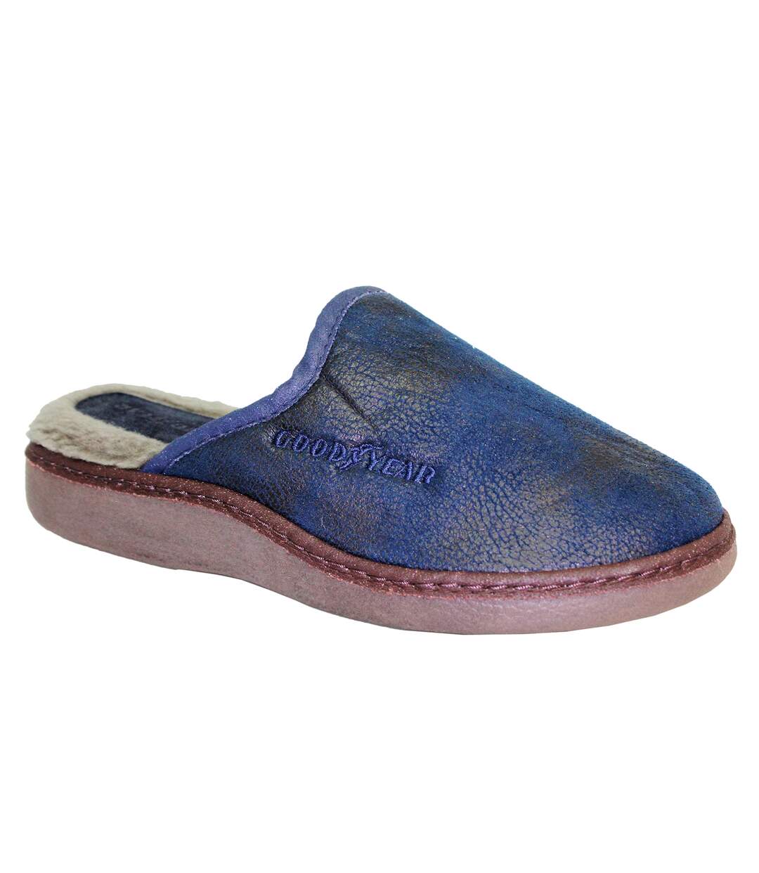 Chaussons glen homme bleu Goodyear