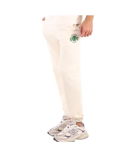 Jogging blanc homme lacoste fling