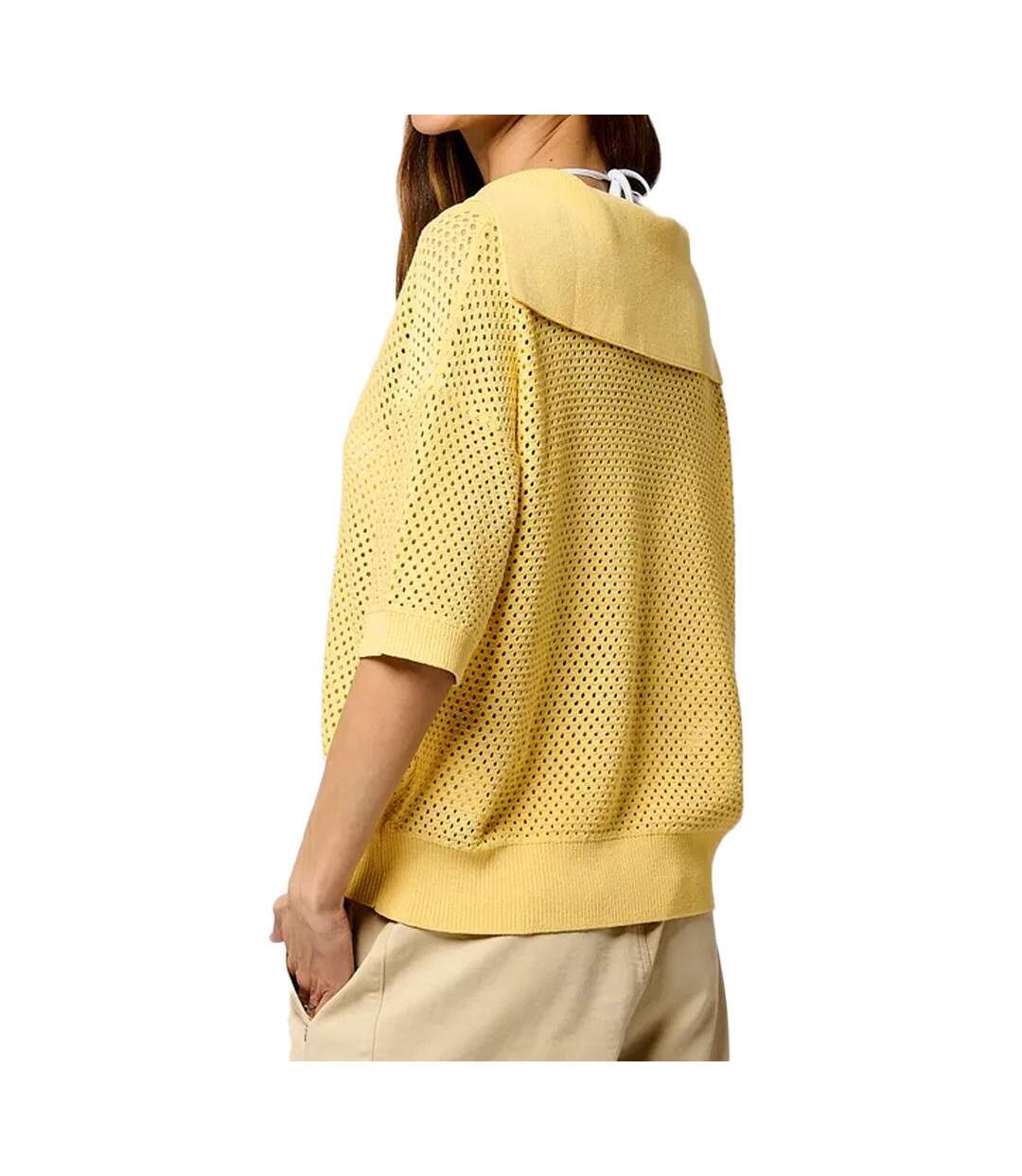 Polo jaune femme kaporal laiza-2